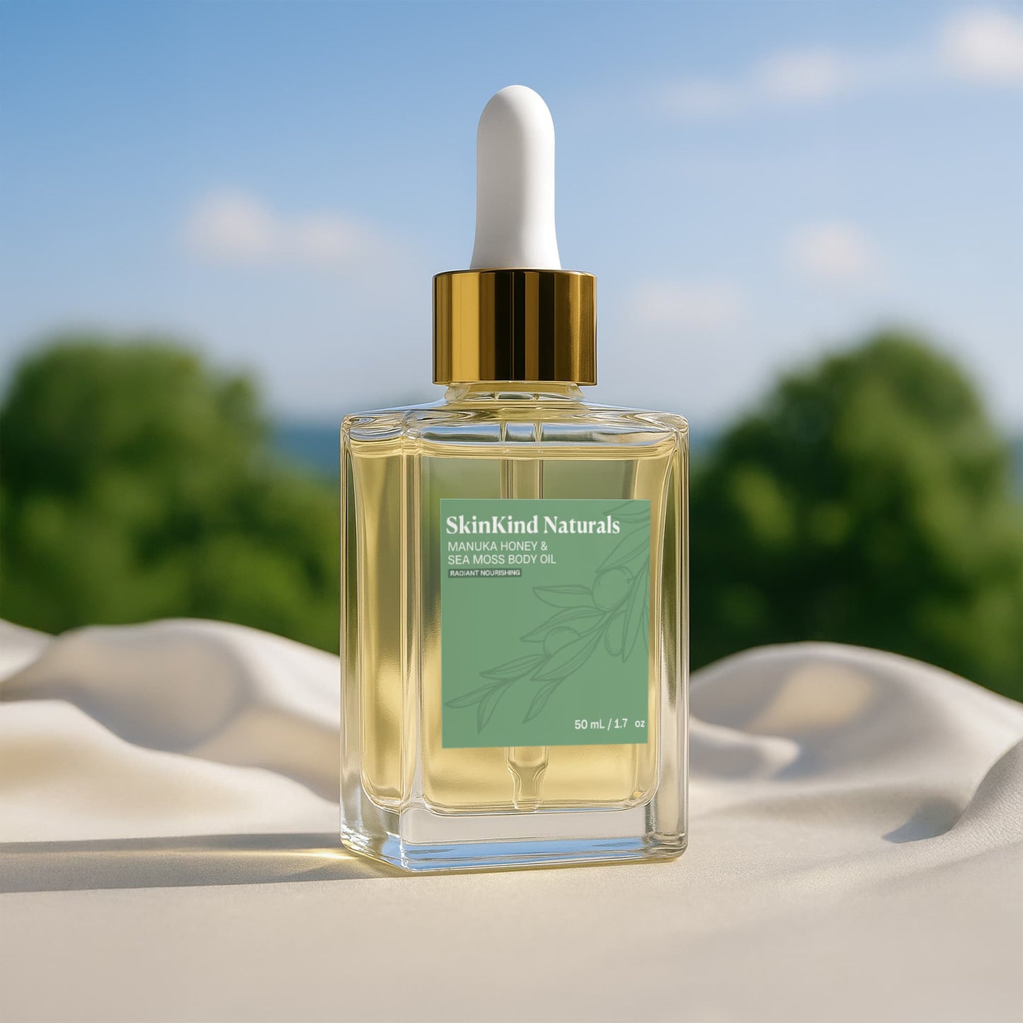 SkinKind Naturals Manuka Honey Sea Moss Post-Shave Oil