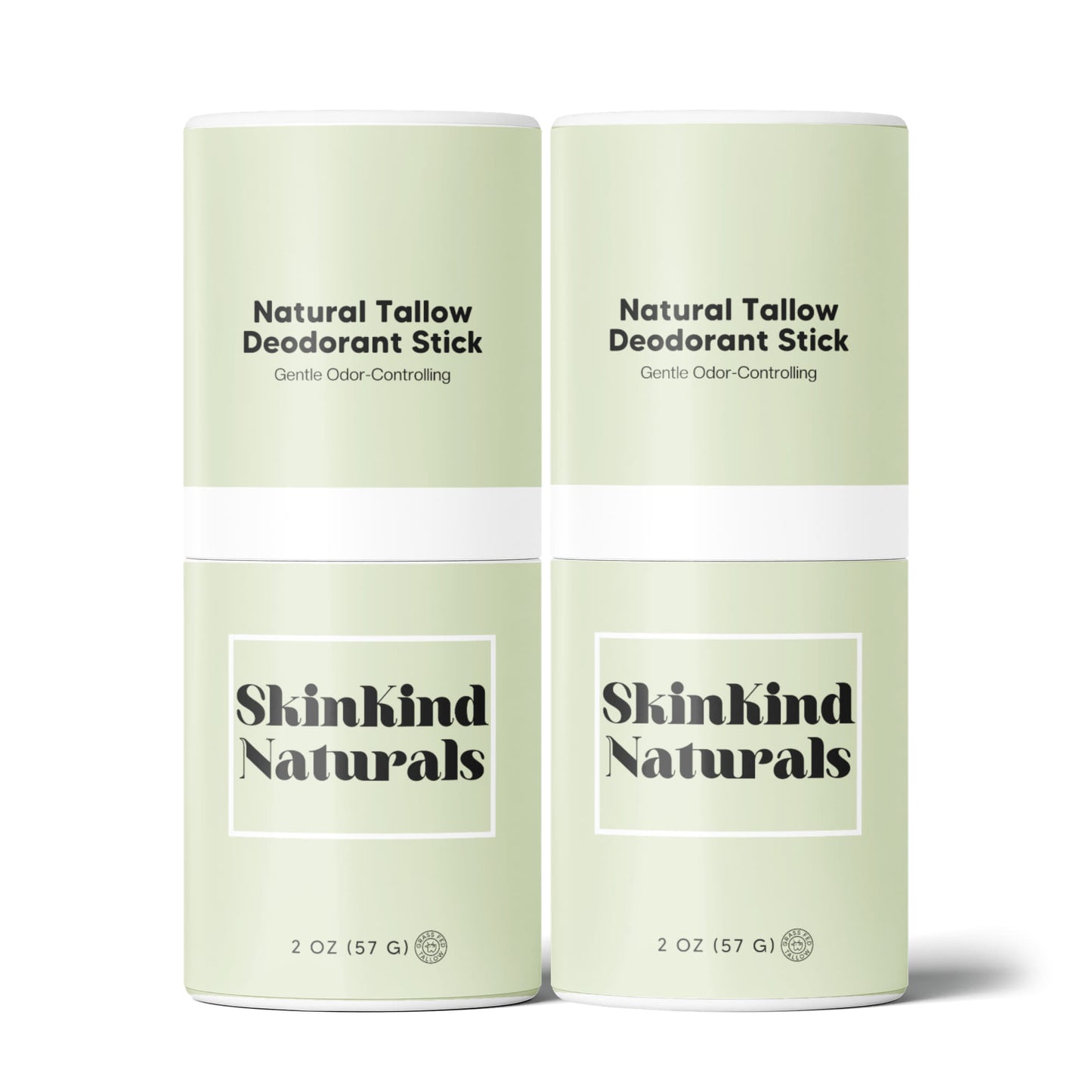 SkinKind Naturals 2 Pack Natural Tallow Deodorant Stick