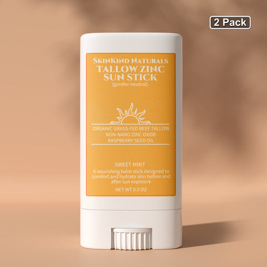 SkinKind Naturals 2 Pack Tallow Zinc Sun Stick