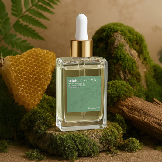 SkinKind Naturals Manuka Honey Sea Moss Post-Shave Oil